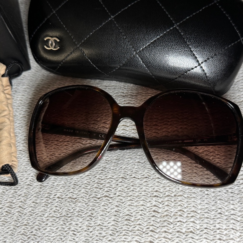 Chanel Brown Sunglasses 5204 Dark Havana Brown Gradient